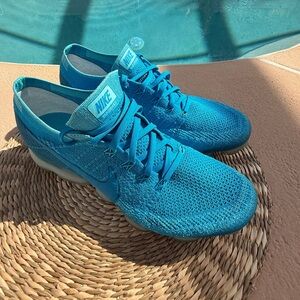Nike Turquoise Flyknit Running Shoes